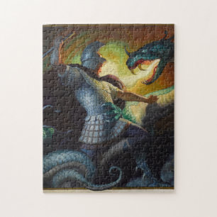 Quebra-cabeça Lendas de Carlos por Newell Convers Wyeth