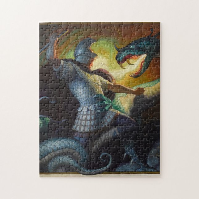 Quebra-cabeça Lendas de Carlos por Newell Convers Wyeth (Vertical)