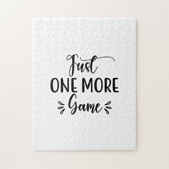 Quebra-cabeça Lendo Arte Apenas Mais Um Jogo (Vertical)