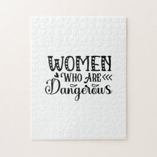 Quebra-cabeça Lendo Mulheres De Arte Que São Perigosas