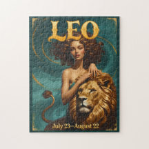 Leo Zodiac Jigsee Julho/August Gift Leão