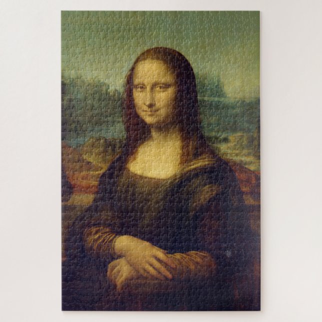 Quebra-cabeça Leonardo Da Vinci - Lisa del Giocondo (Vertical)