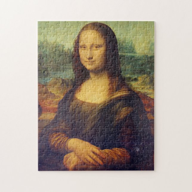 Quebra-cabeça Leonardo da Vinci - Mona Lisa (Vertical)