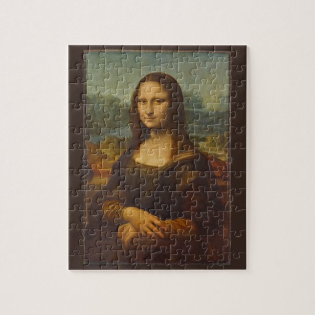 Quebra-cabeça Leonardo da Vinci's Mona Lisa, Arte Renascentista (Vertical)