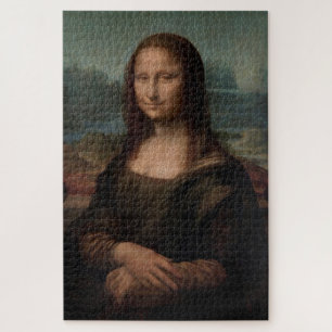 Quebra-cabeça Leonardo da Vinci's Portrait of Mona Lisa Poster T