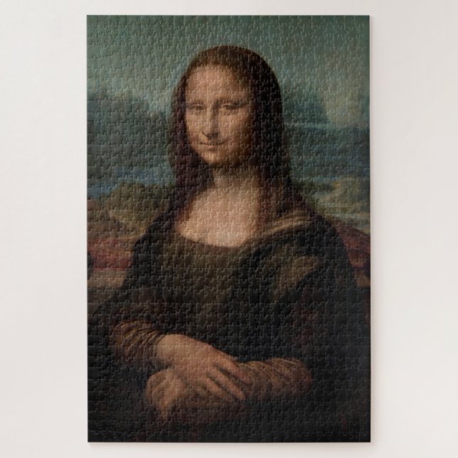 Quebra-cabeça Leonardo da Vinci's Portrait of Mona Lisa Poster T (Vertical)