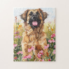 Quebra-cabeça Leonberger Watercolor Puzzle