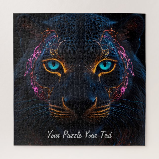 Quebra-cabeça Leopard Guardian (Vertical)