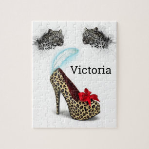 Quebra-cabeça Leopard Heels