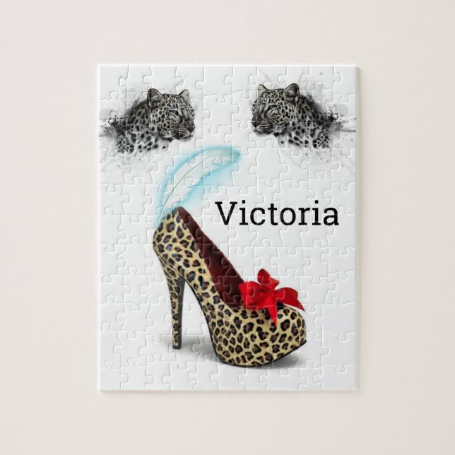 Quebra-cabeça Leopard Heels (Vertical)
