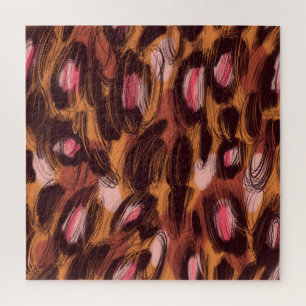 Quebra-cabeça Leopard Spots African Animal Standard
