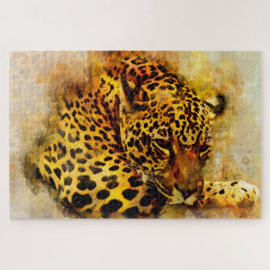 Quebra-cabeça Leopardo