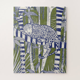 Quebra-cabeça Leopardo Adormecido