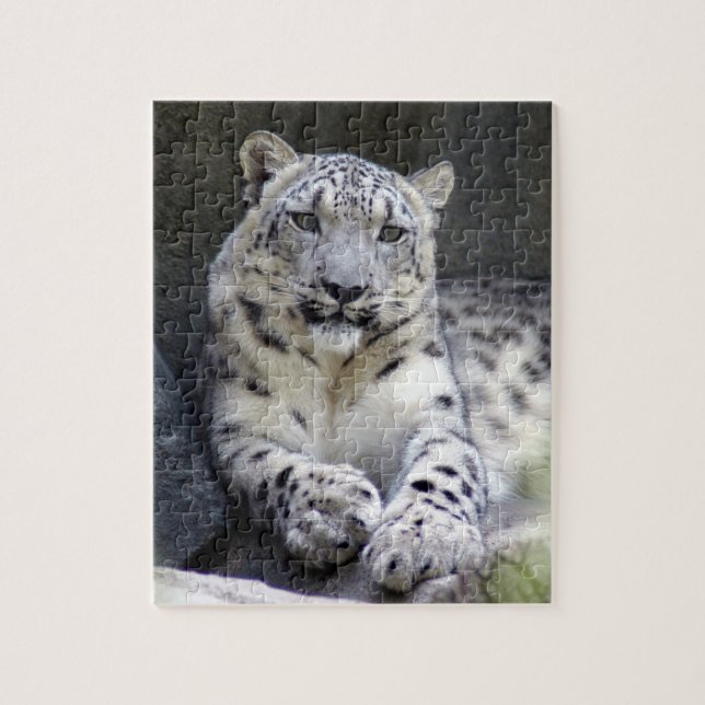 Quebra-cabeça leopardo-da-neve 27 (Vertical)