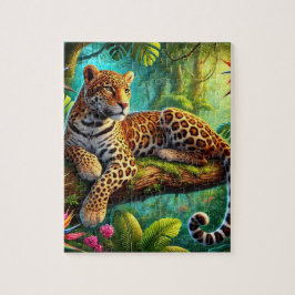 Quebra-cabeça Leopardo da Selva