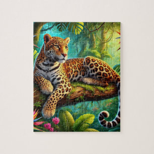 Quebra-cabeça Leopardo da Selva