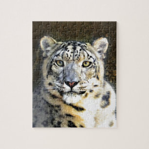 Quebra-cabeça Leopardo de neve