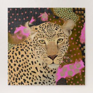 Quebra-cabeça Leopardo Mesmerizado