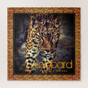 Quebra-cabeça Leopardo [quebra-cabeça de serra quadrada]