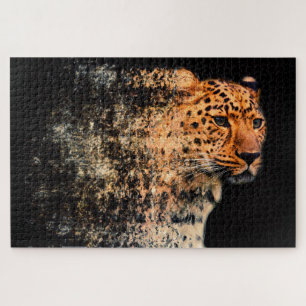 Quebra-cabeça Leopardo quebrado