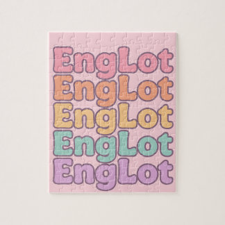 Quebra-cabeça Letra Bolha Kawaii Englot
