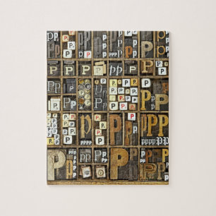 Quebra-cabeça Letra P