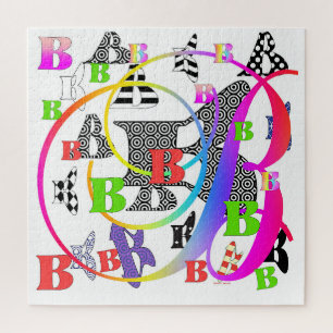 Quebra-cabeça Letras alfabéticas B+B