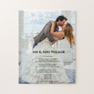 Quebra-cabeça Letras de Música de Foto de Casamento