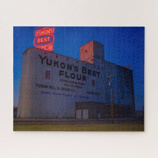 Quebra-cabeça Letreiro de Neon da Yukon' Best Flour Mill ao Crep