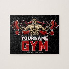 Quebra-cabeça Levantamento do peso da GYM inicial da Malhação do