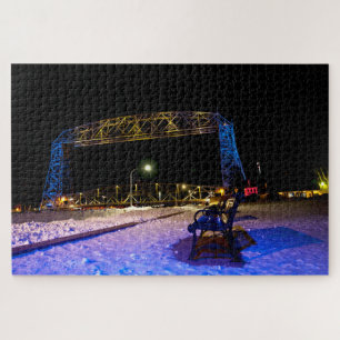 Quebra-cabeça Levante A Ponte Duluth Minnesota Com Cores Na Ucrâ