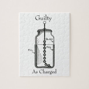 Quebra-cabeça Leyden Jar Guilty foi acusado