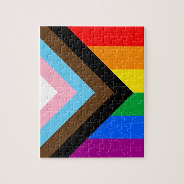Quebra-cabeça LGBTQ+ Progress Pride (Vertical)