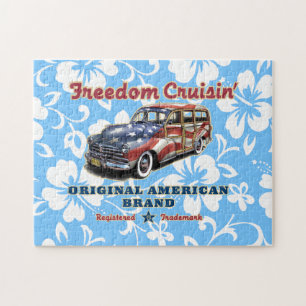 Quebra-cabeça Liberdade Cruzando Design Hawaiian Woody