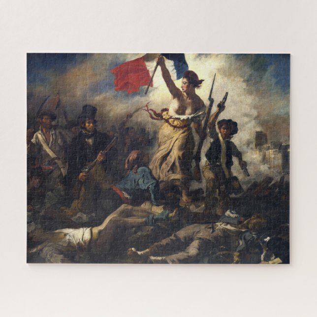 Quebra-cabeça Liberdade liderando as Pessoas (Horizontal)