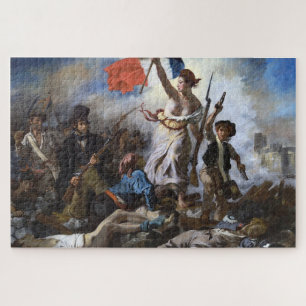 Quebra-cabeça Liberty Liderando as Pessoas: Eugène Delacroix