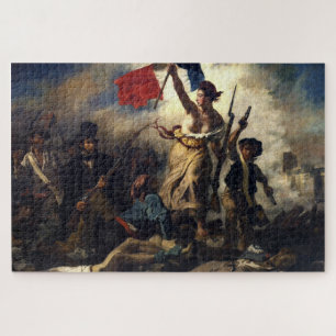 Quebra-cabeça Liberty Liderando as Pessoas - Eugène Delacroix