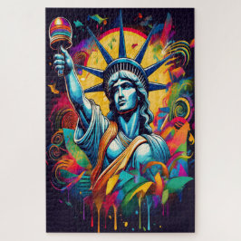 Quebra-cabeça Liberty Rising – A Bold Modern Tribute to Freedom