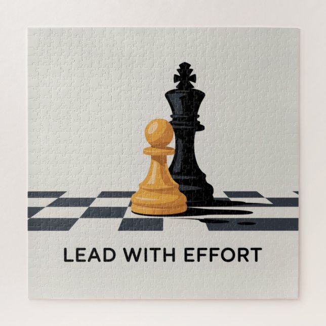 Quebra-cabeça Liderar Com Esforço (Vertical)