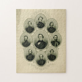 Quebra-cabeça Líderes do Sul da Guerra Civil