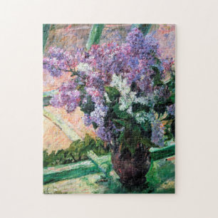 Quebra-cabeça Lilacs em uma janela, Mary Cassatt