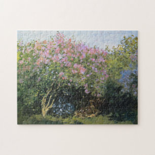 Quebra-cabeça Lilases no Sun Monet Fine Art