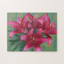 Lily Vermelha Pintada