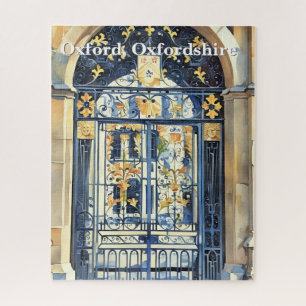 Quebra-cabeça Limiar do ouro - Porta do Ornamentado em Oxford