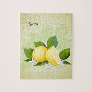 Quebra-cabeça Limões Citrus Fruta Botânica