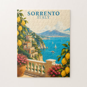 Quebra-cabeça Limões de Sorrento Itália Viagem Vintage