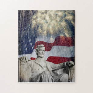 Quebra-cabeça Lincoln e Fireworks