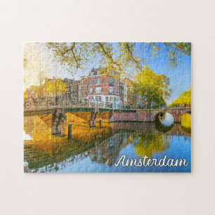 Quebra-cabeça Linda Amsterdã, Holanda
