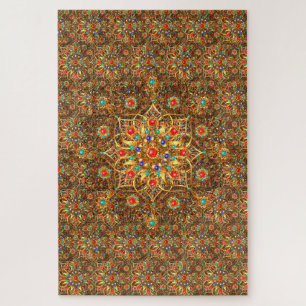 Quebra-cabeça Linda Arte Flor Mandala
