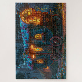 Quebra-cabeça Linda carroça cigana